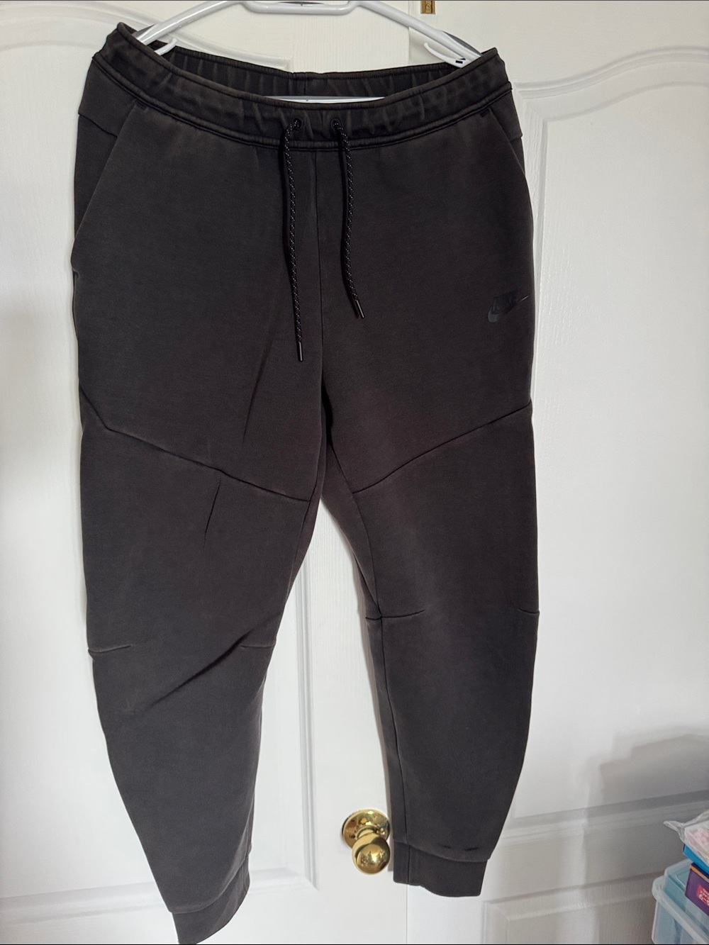 Nike Black Tapered tech Fleece Joggers